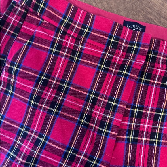J. Crew Kelsey Tartan Plaid Cropped Flare Pants - Picture 7 of 7
